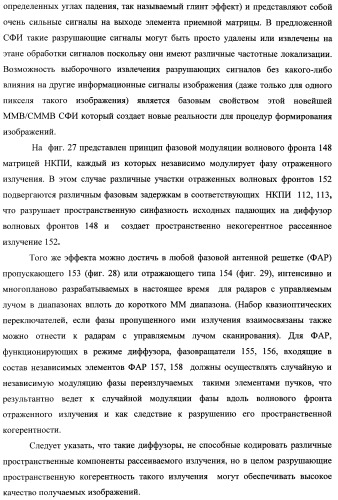 Способ формирования изображений в миллиметровом и субмиллиметровом диапазоне волн (варианты), система формирования изображений в миллиметровом и субмиллиметровом диапазоне волн (варианты), диффузорный осветитель (варианты) и приемо-передатчик (варианты) (патент 2349040)