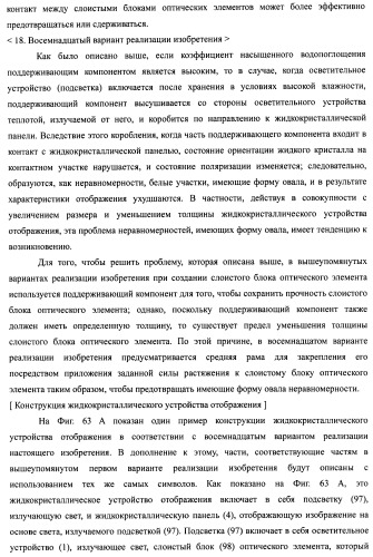 Слоистый блок оптического элемента и способ его изготовления, подсветка и жидкокристаллическое устройство отображения (патент 2421658)