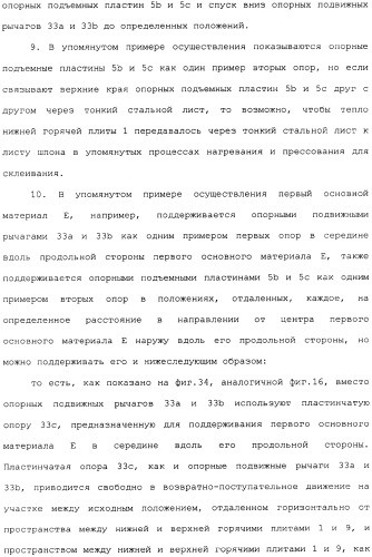 Способ накладывания листов шпона на основной листовой древесный материал (варианты) (патент 2360790)