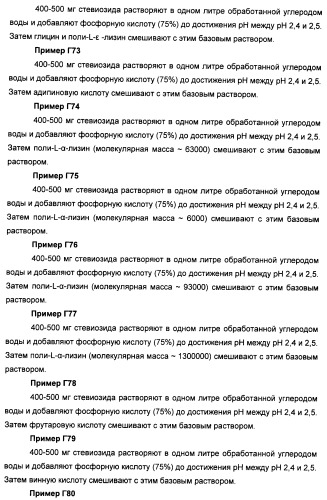 Композиции натурального интенсивного подсластителя с улучшенным временным параметром и(или) корригирующим параметром, способы их приготовления и их применения (патент 2459434)