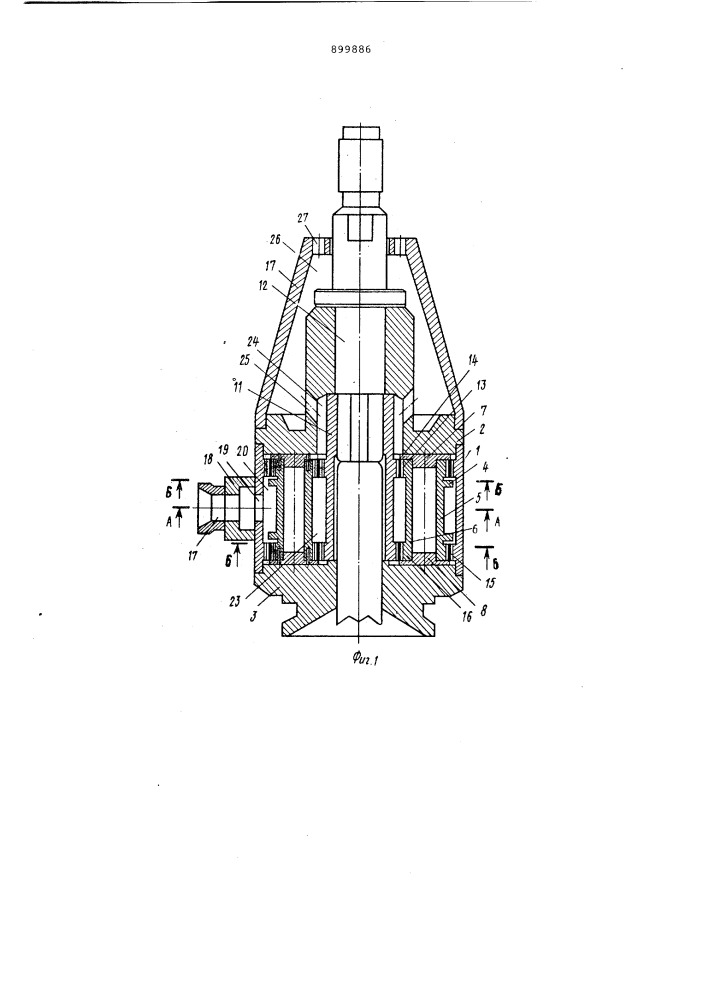 Вращатель бурового инструмента (патент 899886)