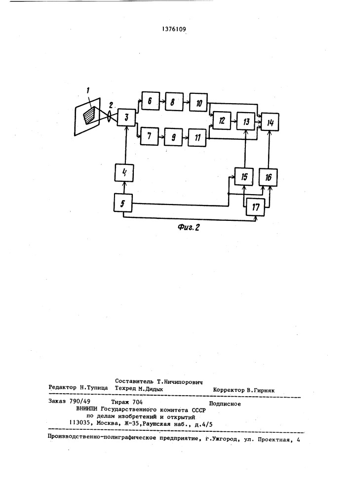 Способ распознавания геометрических фигур (патент 1376109)