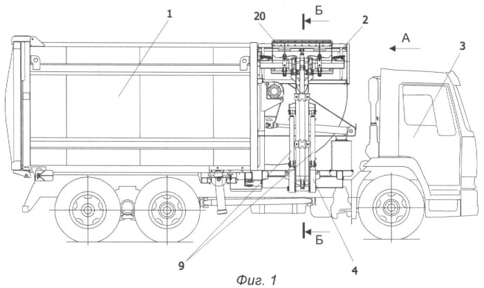 Мусоровоз (патент 2388677)