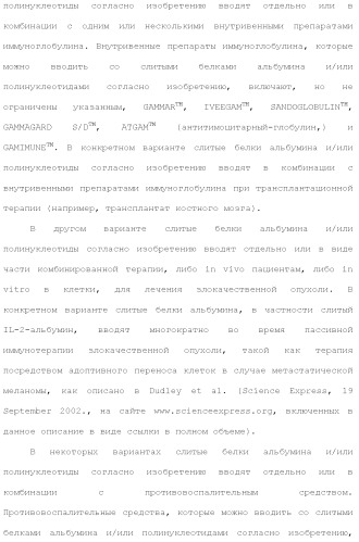 Слитые белки альбумина (патент 2369404)