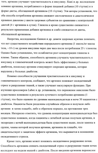 Способ и композиция для улучшения с помощью питания регуляции глюкозы и действия инсулина (патент 2421076)