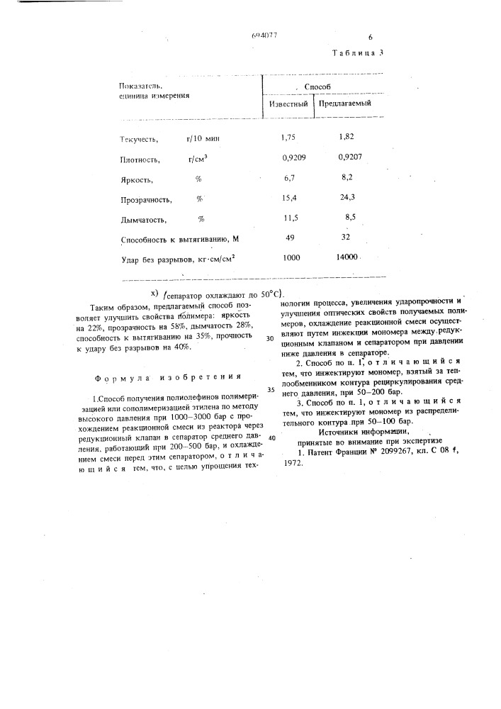 Способ получения полиолефинов (патент 694077)