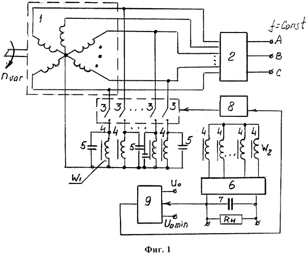 Источник электропитания импульсной нагрузки (патент 2305888)