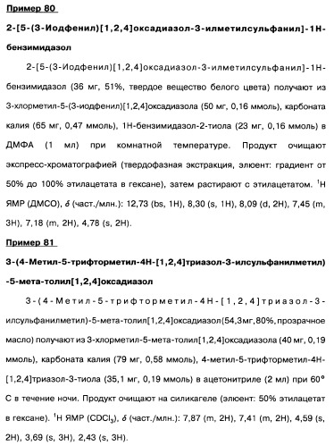 [1,2,4]оксадиазолы (варианты), способ их получения, фармацевтическая композиция и способ ингибирования активации метаботропных глютаматных рецепторов-5 (патент 2352568)