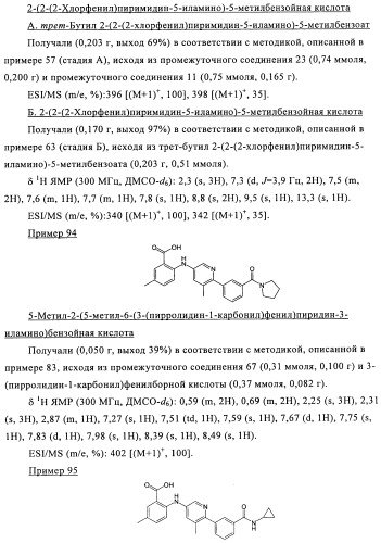 Производные азабифениламинобензойной кислоты в качестве ингибиторов dhodh (патент 2481334)