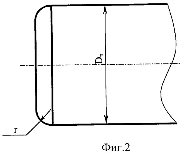 Головка прошивного пуансона для прошивки слитков, разлитых сифонным способом, при производстве горячекатаных труб (патент 2278761)