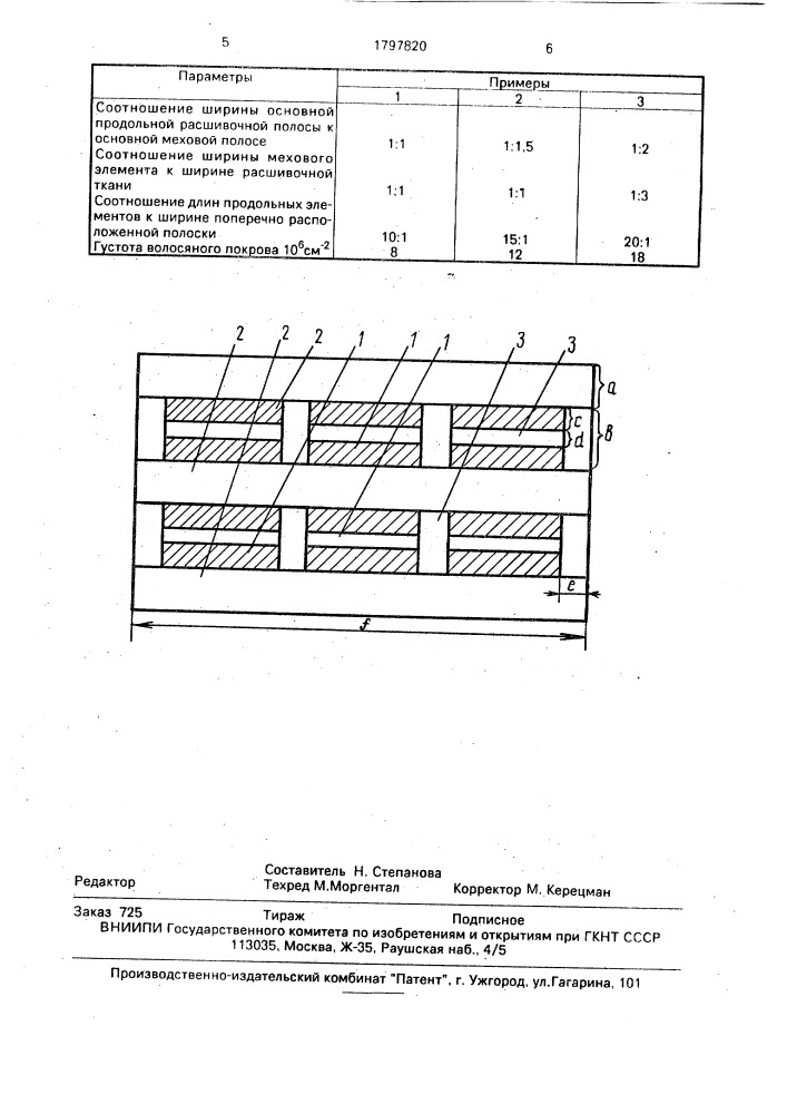 Меховая пластина для верхнего плечевого изделия (патент 1797820)