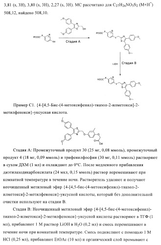 Соединения и композиции как модуляторы активированных рецепторов пролифератора пероксисомы (патент 2413723)