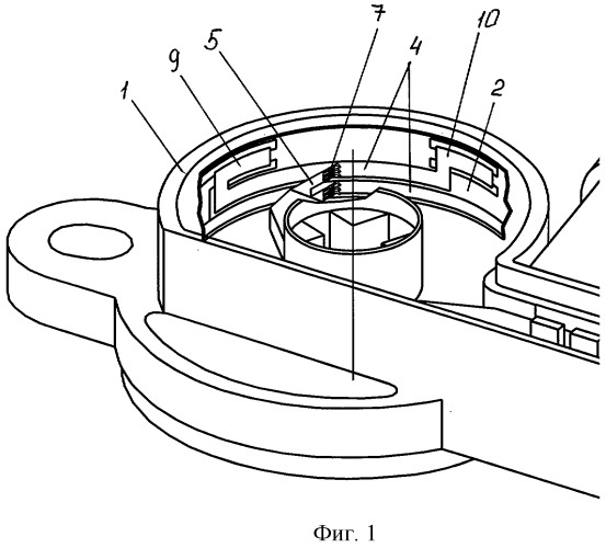 Датчик положения дроссельной заслонки двигателя внутреннего сгорания (патент 2272924)