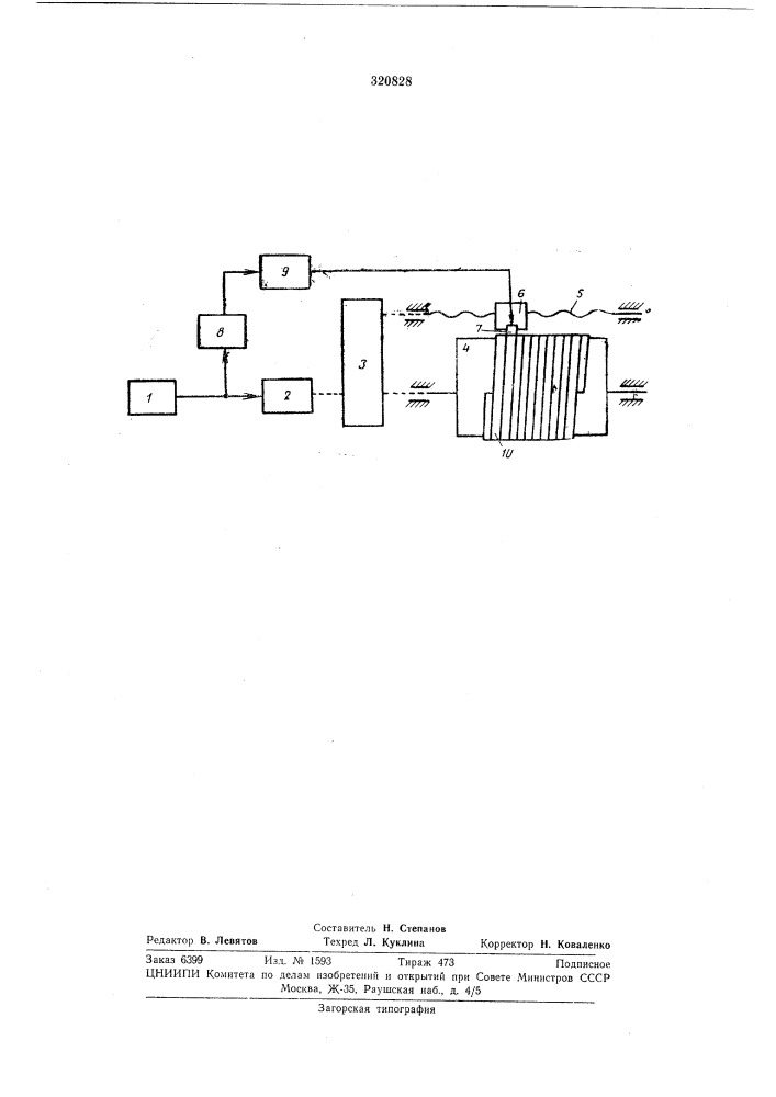 Устройство для записи измерительной сигналограммы на магнитную ленту (патент 320828)