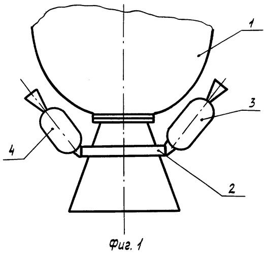 Двигательная установка для отделения и увода аэрокосмического агрегата от разгонной ступени носителя (патент 2252332)