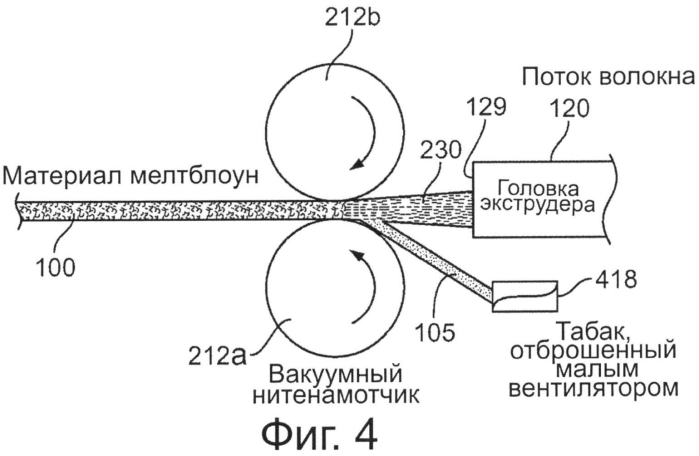 Материал с табаком, спутанным со структурными волокнами (патент 2580483)