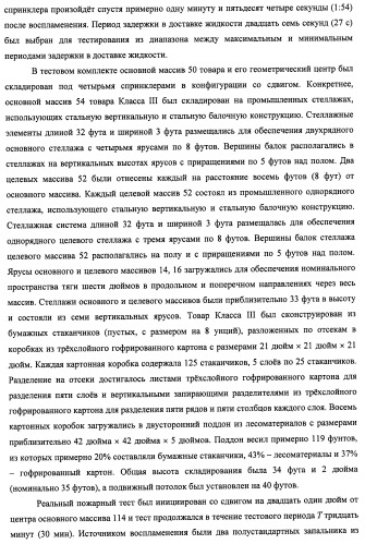 Потолочные сухие спринклерные системы и способы пожаротушения в складских помещениях (патент 2430762)