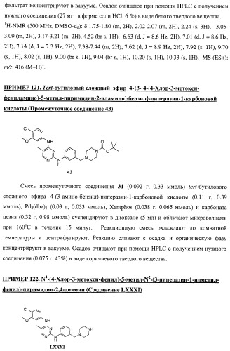 Би-арил-мета-пиримидиновые ингибиторы киназы (патент 2448959)