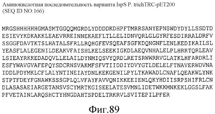 Варианты изопренсинтазы, применяемые для улучшения продуцирования изопрена микроорганизмами (патент 2516343)