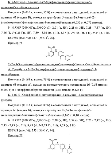 Производные азабифениламинобензойной кислоты в качестве ингибиторов dhodh (патент 2481334)