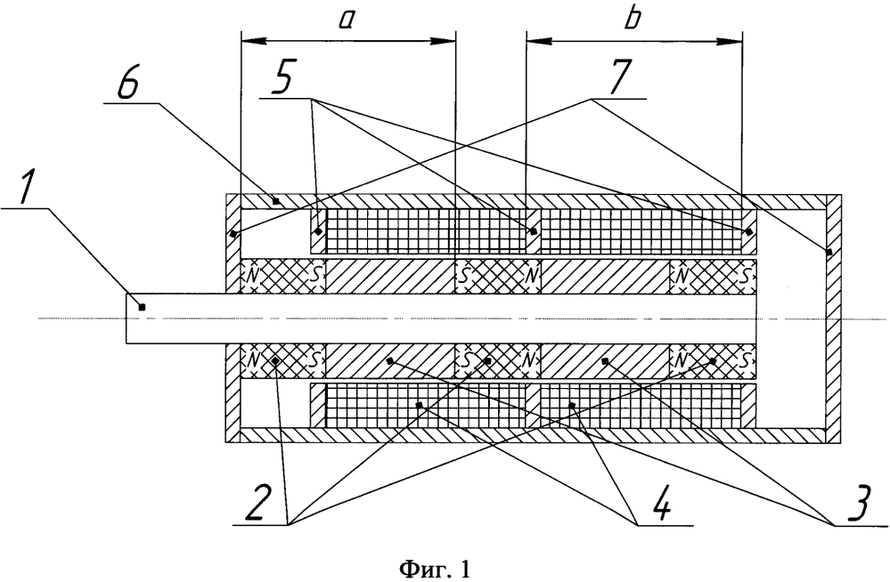 Поляризованный электромагнит с пассивным удержанием штока (патент 2634424)