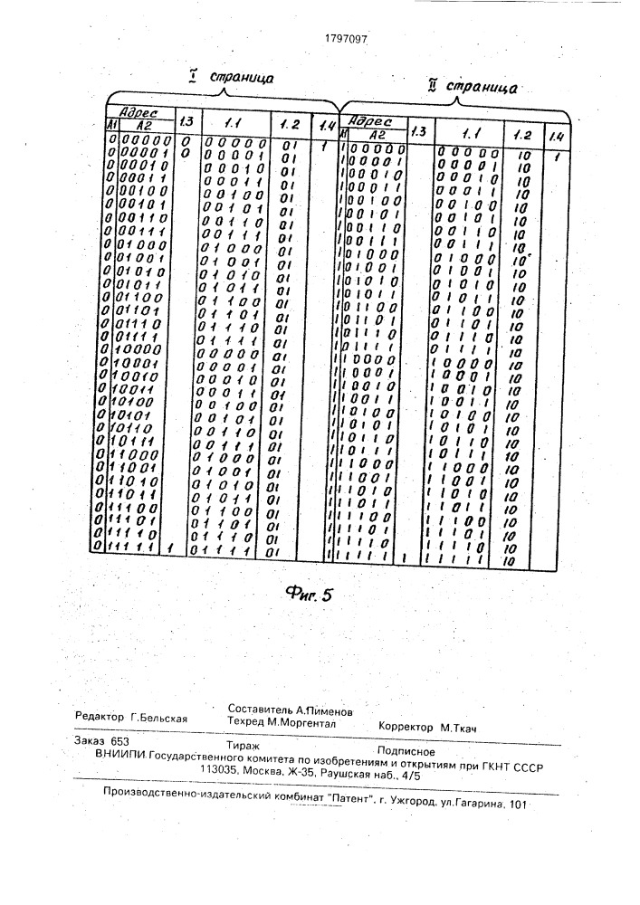 Устройство для контроля аналогового сигнала (патент 1797097)