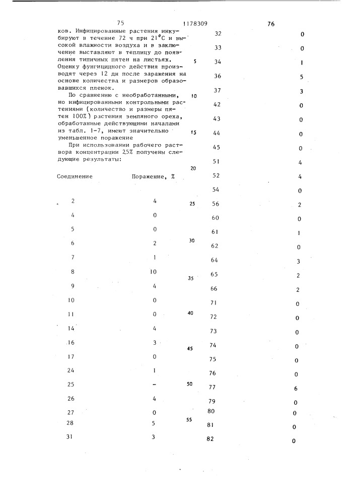 Фунгицидный состав в форме смачивающего порошка (патент 1178309)