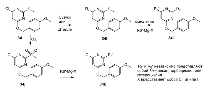 Пиримидин-замещенные макроциклические ингибиторы hcv (патент 2481340)