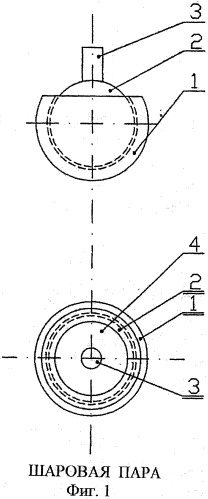 Поясная шаровая пара (патент 2454333)