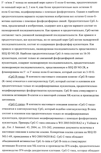 Упакованные иммуностимулирующей нуклеиновой кислотой частицы, предназначенные для лечения гиперчувствительности (патент 2451523)