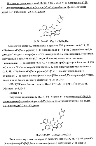 Производные спироиндолинона (патент 2435771)