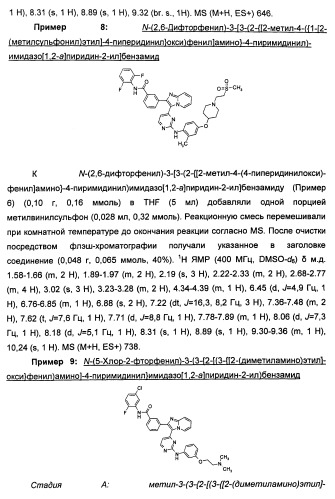 Имидазопиридиновые ингибиторы киназ (патент 2469036)