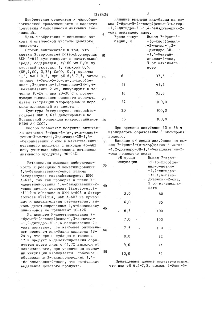 Способ получения 7-бром-5-(о-,м-,п-хлор)фенил-3-метил-1,2- дигидро-3н-1,4-бенздиазепин-2-онов (патент 1388424)