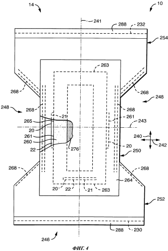 Абсорбирующее изделие с выделяемыми активными барьерами (патент 2571256)