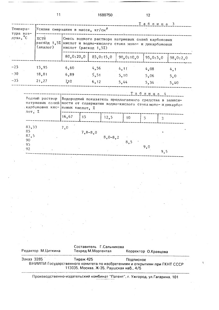 Профилактическое средство от выдувания и смерзания твердых топлив при транспортировании (патент 1680750)