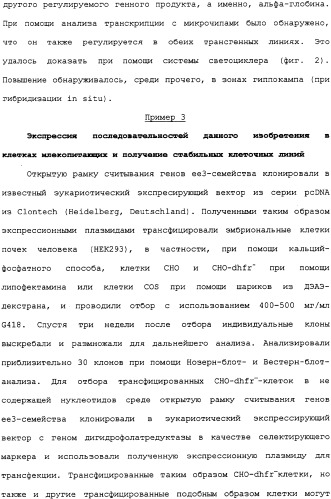 Ее3-семейство белков и соответствующие днк-последовательности (патент 2333918)