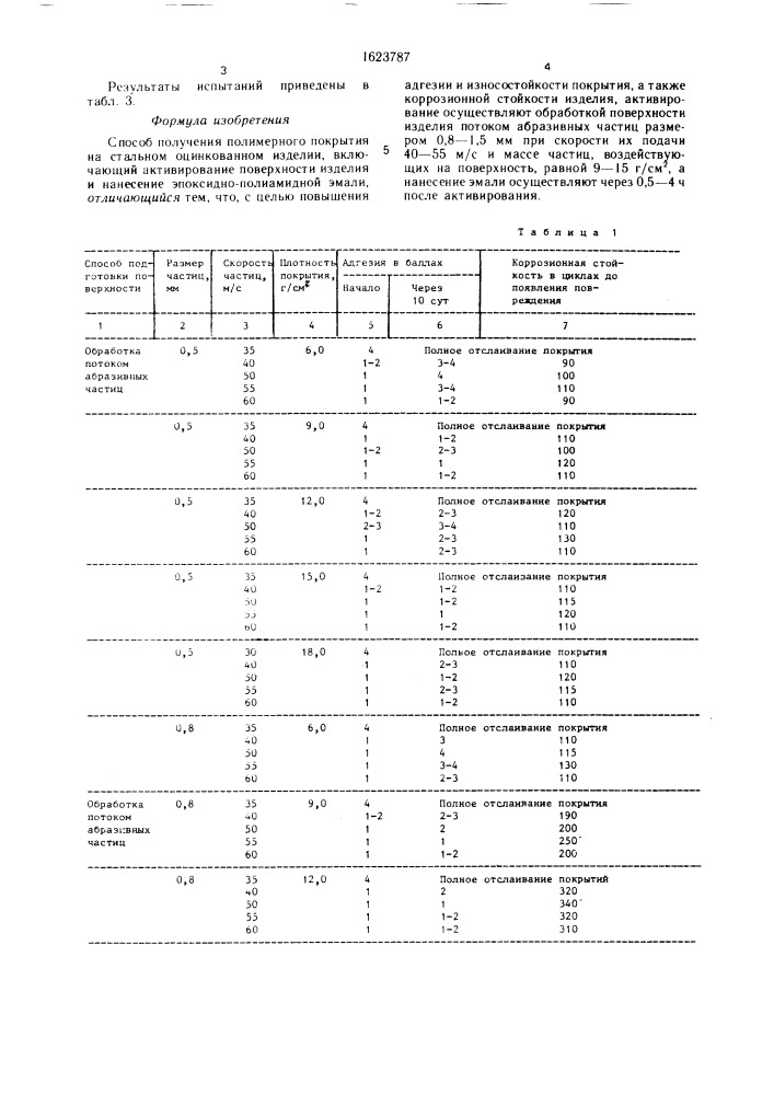 Способ получения полимерного покрытия (патент 1623787)