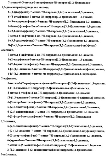 Производные диаминопирролохиназолинов в качестве ингибиторов протеинтирозинкиназы (патент 2345079)