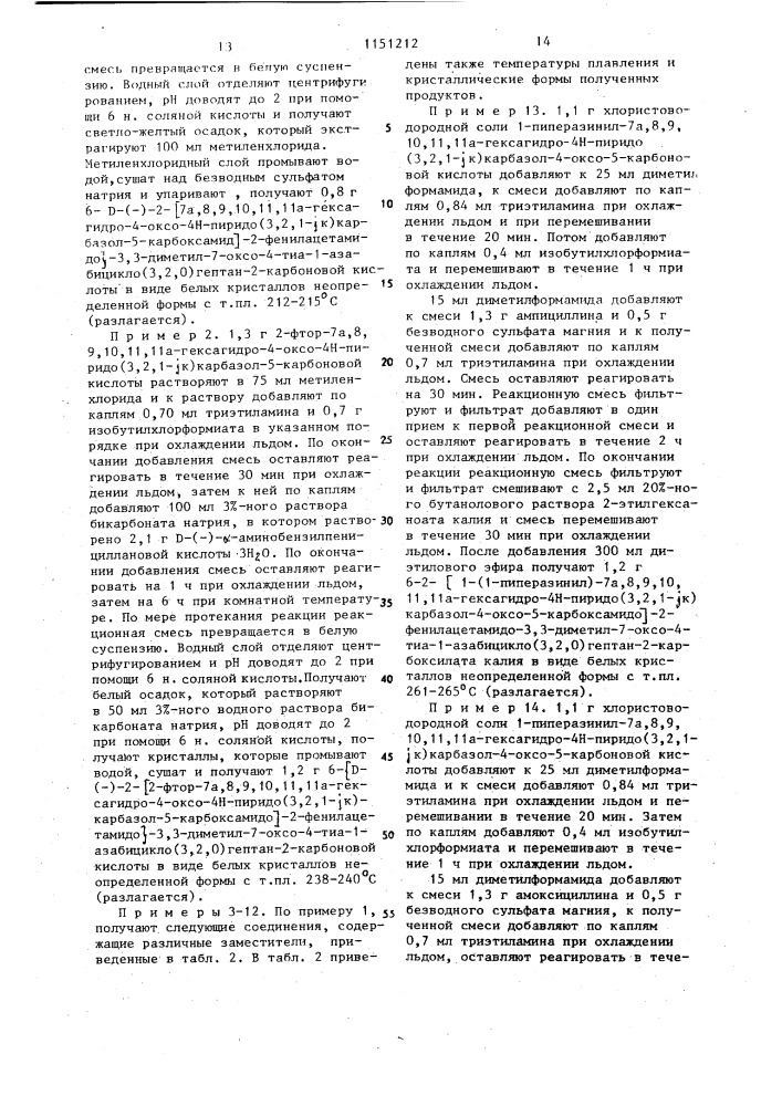 Способ получения производных пенициллина или их фармацевтически приемлемых солей (его варианты) (патент 1151212)
