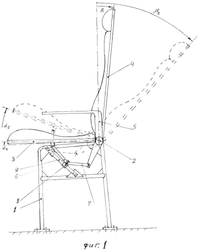 Устройство пассажирского кресла с механизмом синхронизации (патент 2569158)