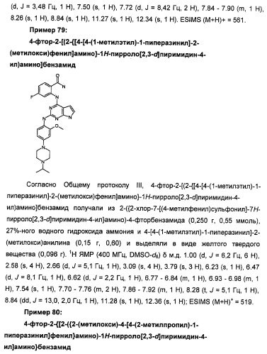 Производные 2-[(2-(фениламино)-1н-пирроло[2,3-d]пиримидин-4-ил)амино]бензамида в качестве ингибиторов igf-1r для лечения рака (патент 2472797)