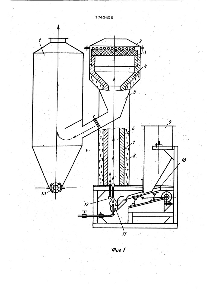 Способ производства вспученного материала и устройство для его осуществления (патент 1043456)