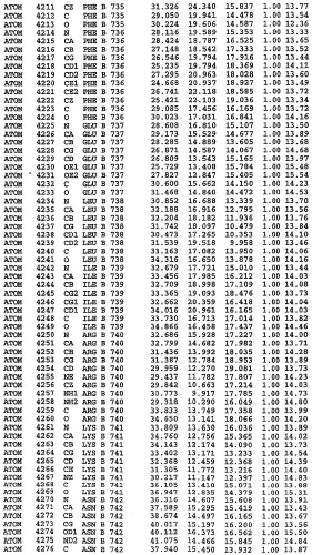 Кристаллическая структура фосфодиэстеразы 5 и ее использование (патент 2301259)