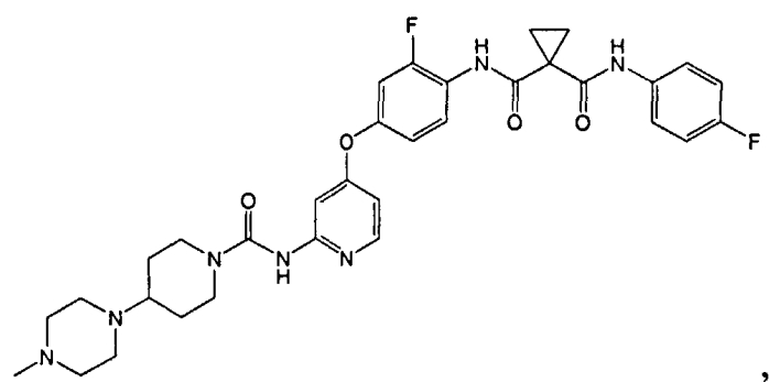 Противоопухолевое средство, задействующее соединения с ингибирующим эффектом к киназам в комбинации (патент 2560683)