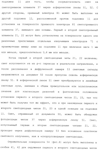 Фотодатчик документов из установленных на поверхности элементов (патент 2488169)