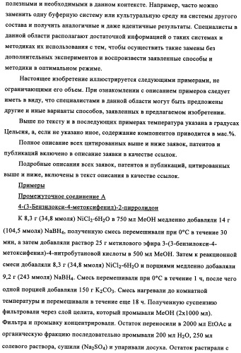 Производные 4-(4-алкокси-3-гидроксифенил)-2-пирролидона в качестве ингибиторов pde-4 для лечения неврологических синдромов (патент 2340600)