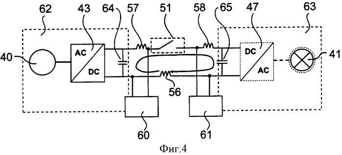 Устройство для управления передачей мощности между двумя центрами сети постоянного тока (патент 2430456)