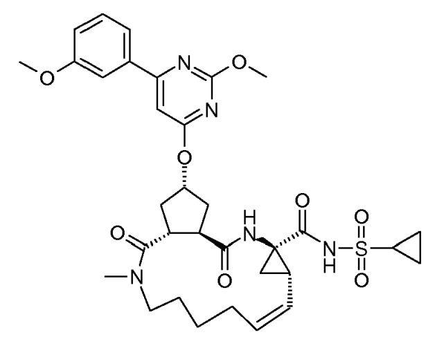 Пиримидин-замещенные макроциклические ингибиторы hcv (патент 2481340)