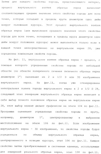 Генерация и отображение виртуального керна и виртуального образца керна, связанного с выбранной частью виртуального керна (патент 2366985)