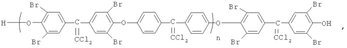 Галогенсодержащие простые ароматические олигоэфиры (патент 2445304)